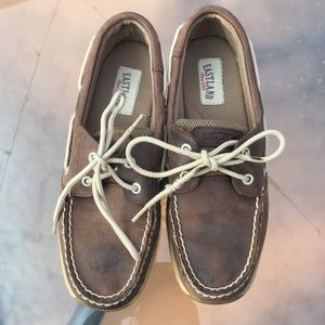 Brown Eastland Boat Shoes size 7.5